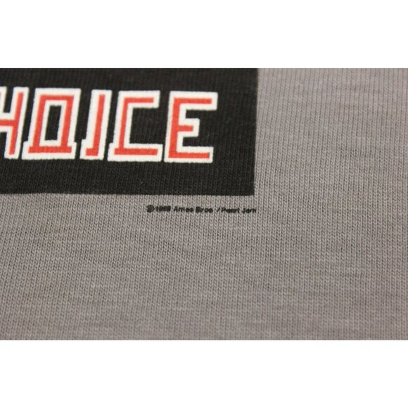 Pearl Jam Vintage 1998 Voters for Choice Band Tee Men’s Size Large Concert - Picture 9 of 14